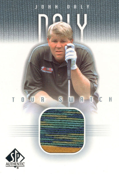 John Daly 2001 Tour Swatch Worn Shirt Golf Rare Limited Edition Card