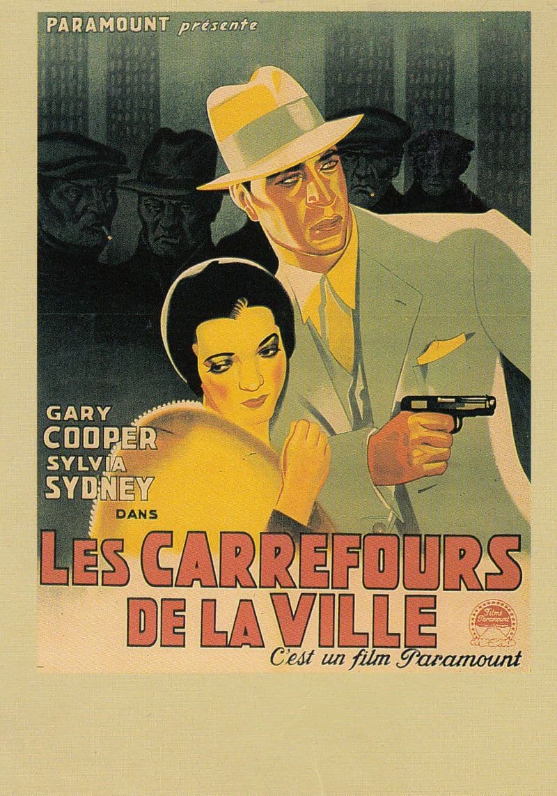 John Doe L'homme De La Rue Frank Capra Gary Cooper French Poster Film 2 Postcard