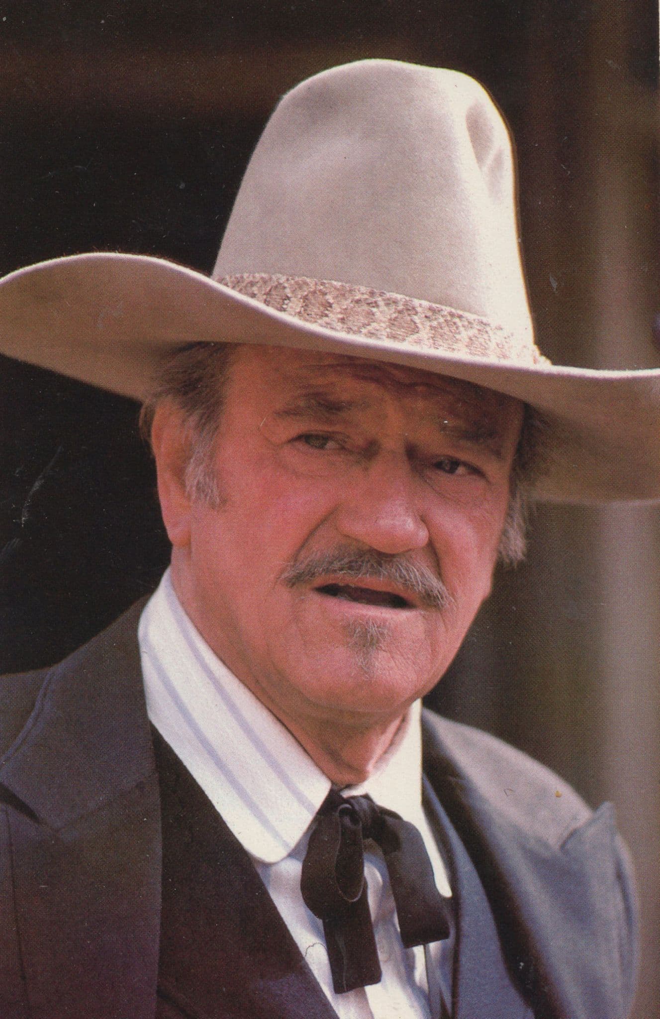 John Duke Wayne Film Star Rare American 1980s Photo Postcard