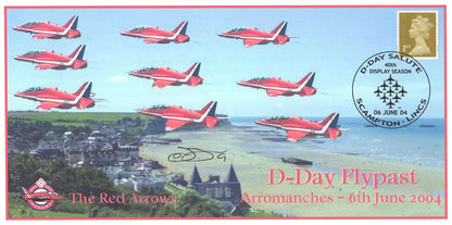 John Green Scampton Lincs Red Arrows LTD EDN OF 14 Hand Signed FDC