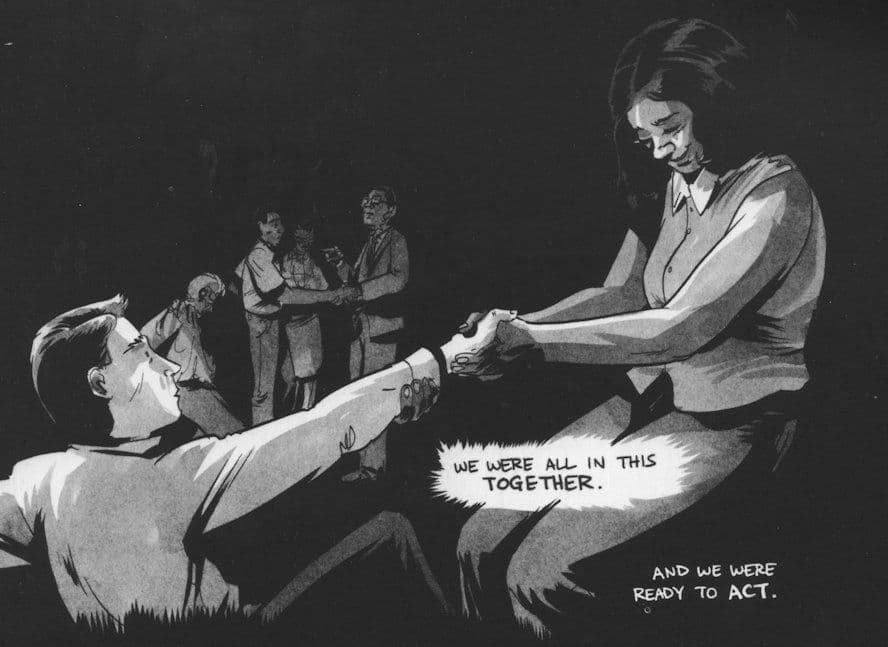 John Lewis Non Violence Black Rights Equality March Workshop Postcard
