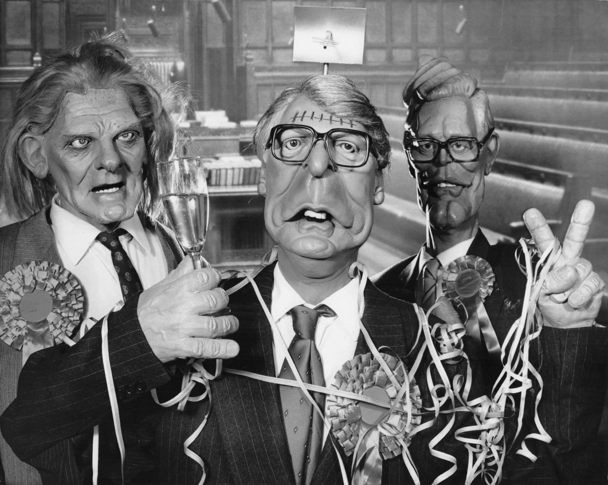 John Major Conservative Prime Minister Spitting Image TV Large Press Photo