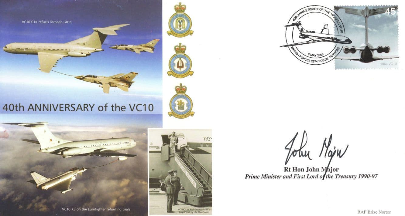 John Major Ex Prime Minister LTD TO 160 Hand Signed FDC