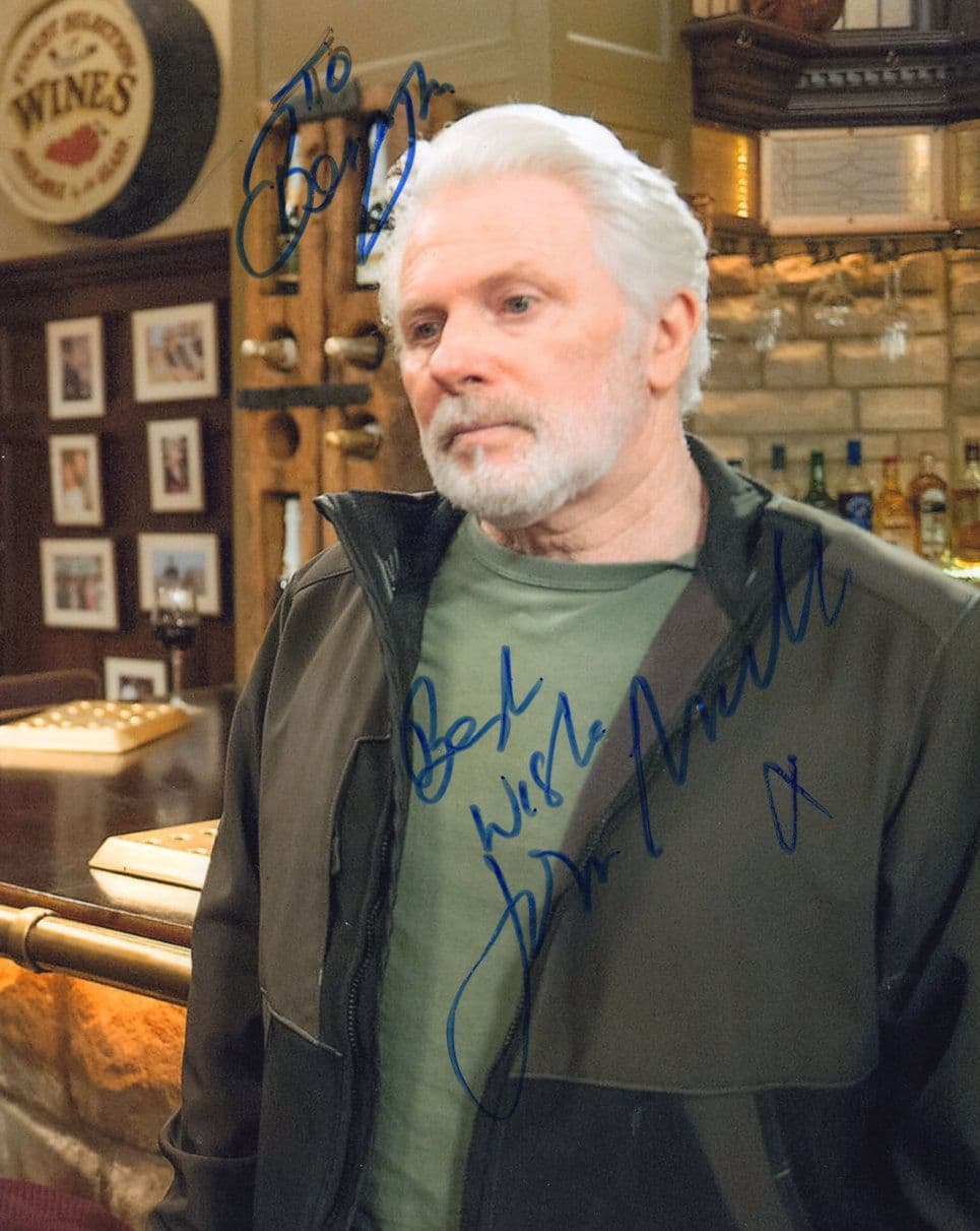 John McArdle Emmerdale Brookside 10x8 Hand Signed Photo