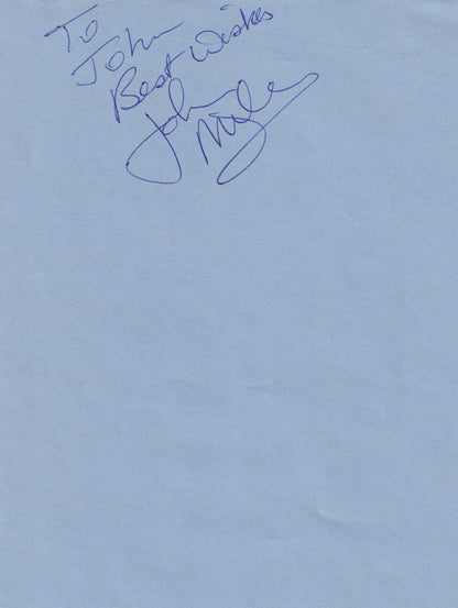 John Miles Hand Signed Norfolk Theatre Alvin Stardust 1980s Flyer