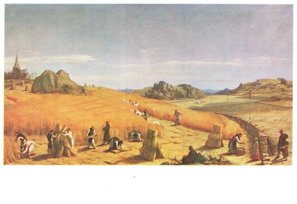 John Rogers Herbert Laborate Est Orare Tate Painting Postcard