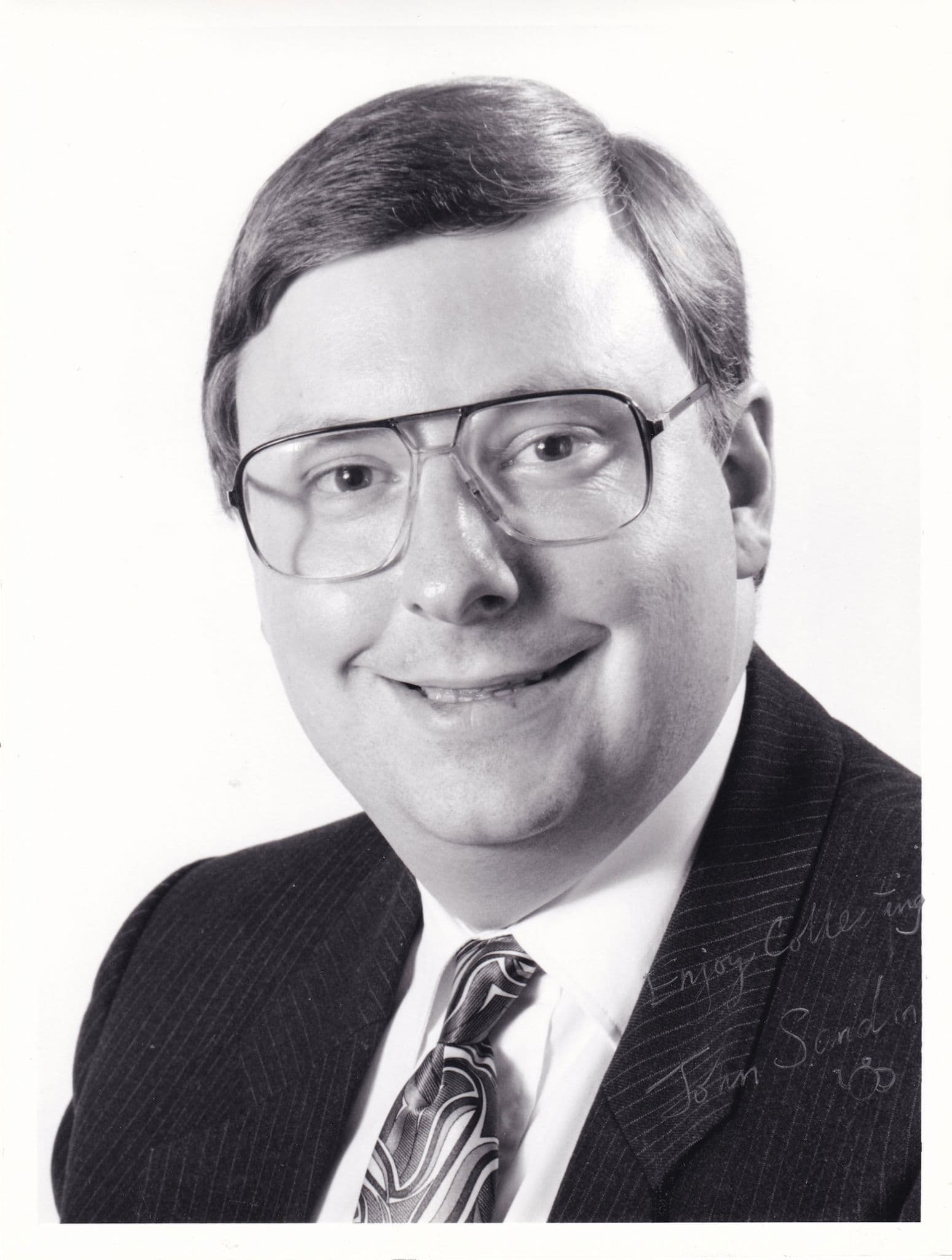 John Sandon Pottery Expert The BBC Antiques Roadshow Large Hand Signed Photo