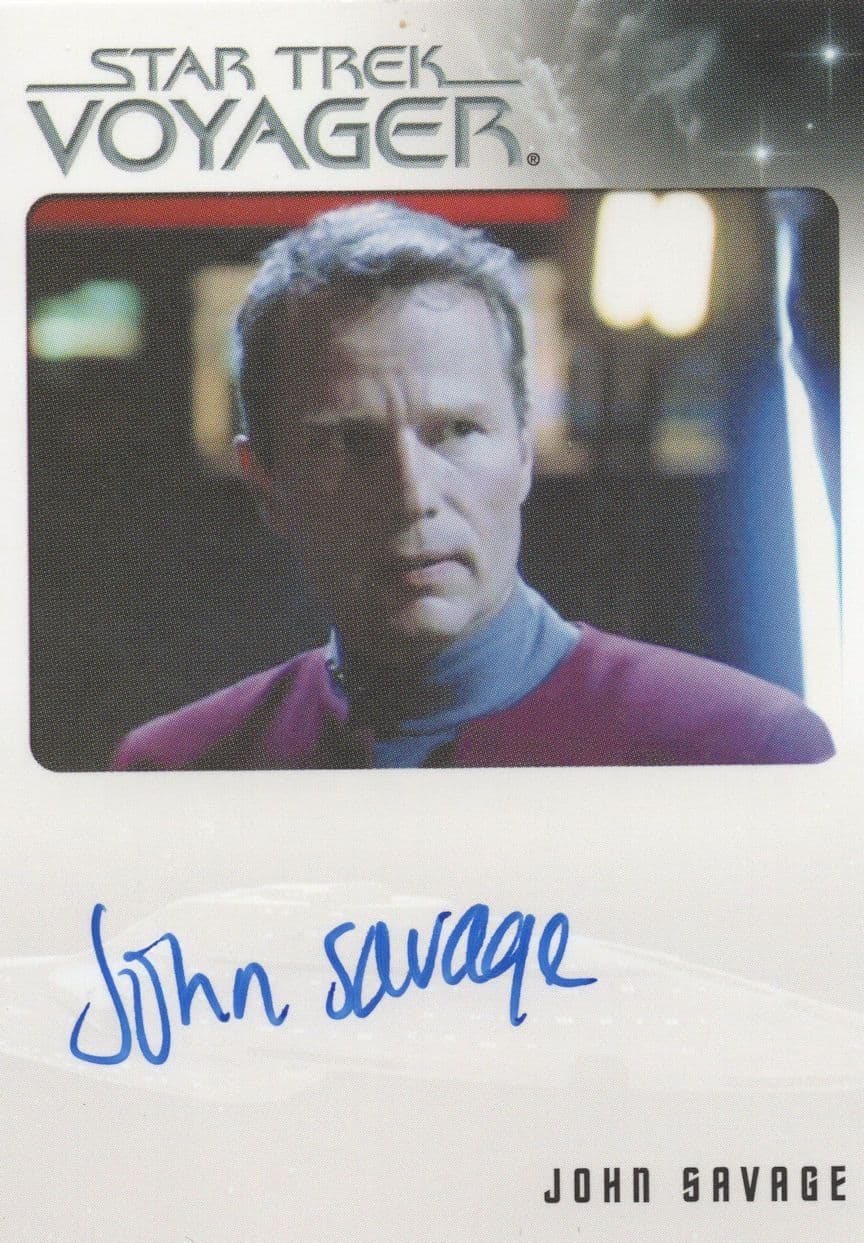 John Savage Star Trek Voyager Hand Signed Autograph Photo Card