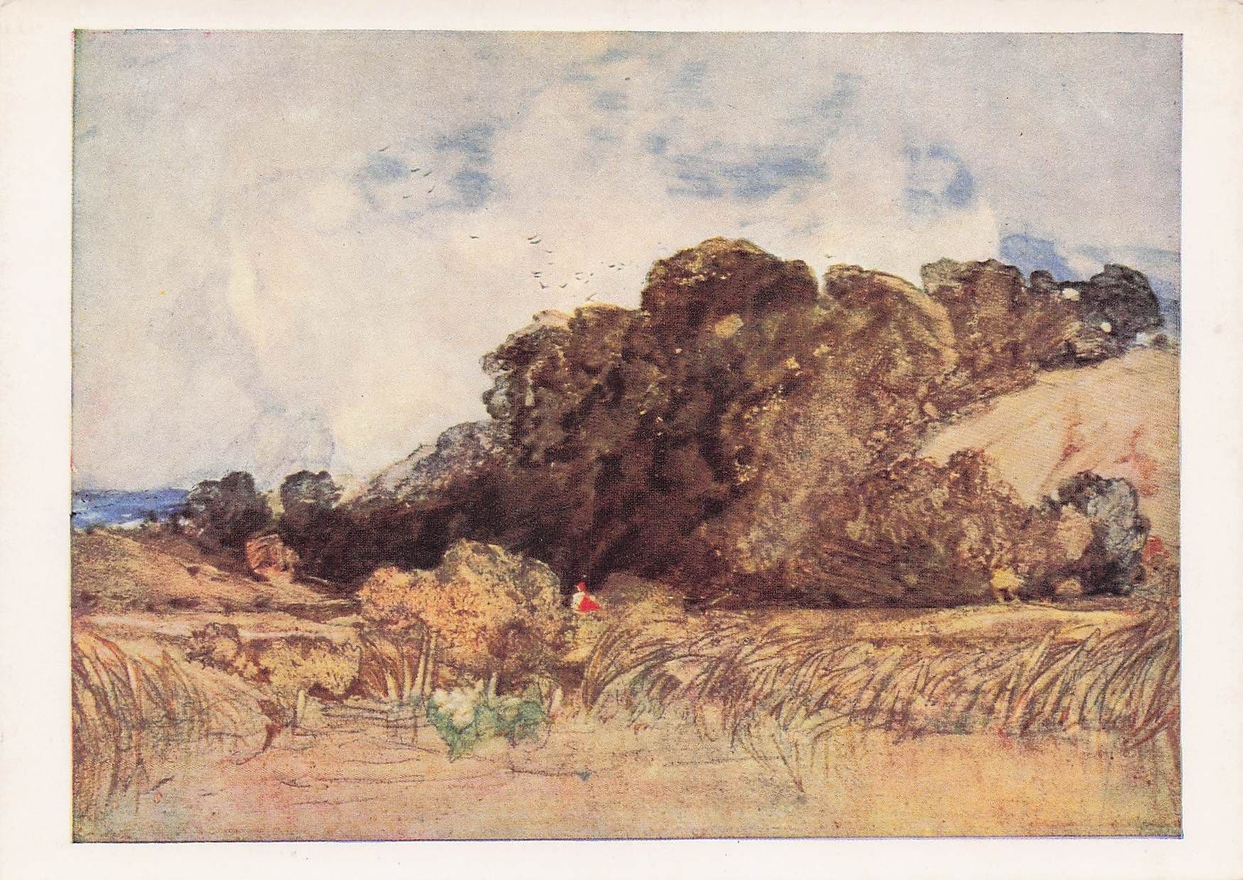John Sell Cotman Postwick Grove Painting Postcard