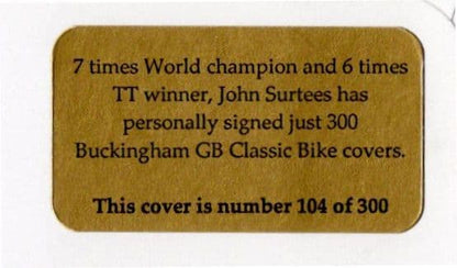 John Surtees TT Grand Prix Racing Champion Classic Bike Rare Hand Signed FDC