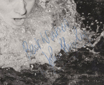 John Thurley 1960s Olympic Games Swimming Hand Signed Photo