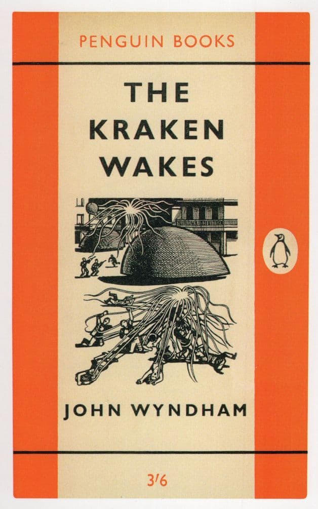 John Wyndham The Kraken Wakes 1962 Edition Book Postcard