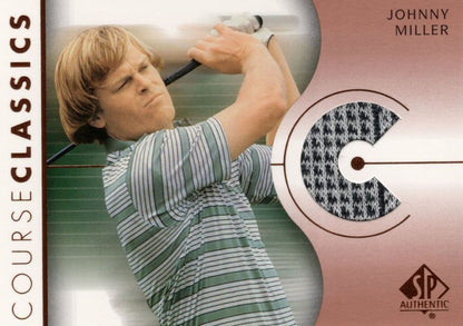 Johnny Miller Course Classics 2003 Authentic Worn PGA Tour Golf Shirt Card