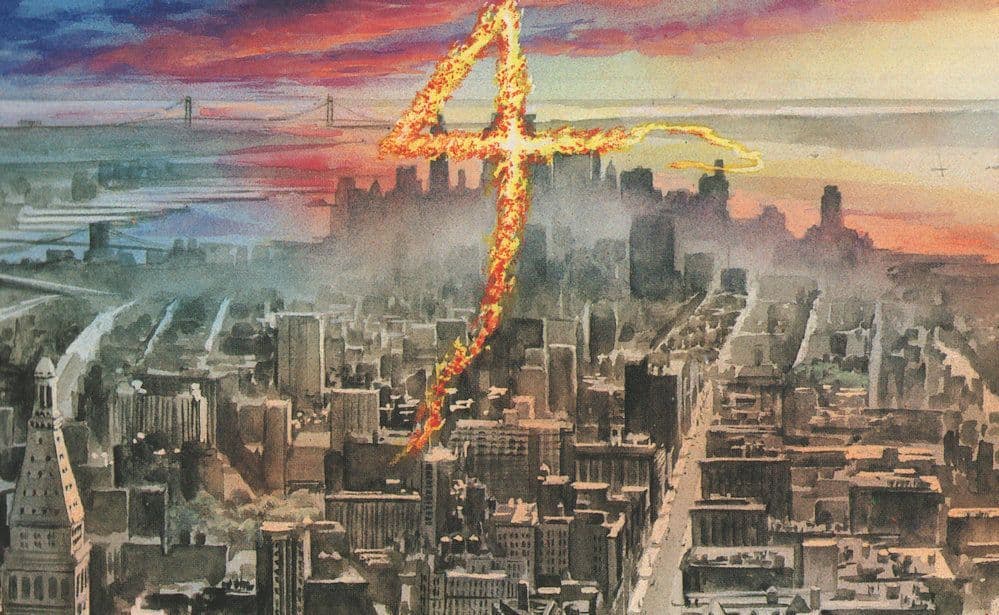 Johnny Storm The New Human Torch Marvel Comic Book Postcard