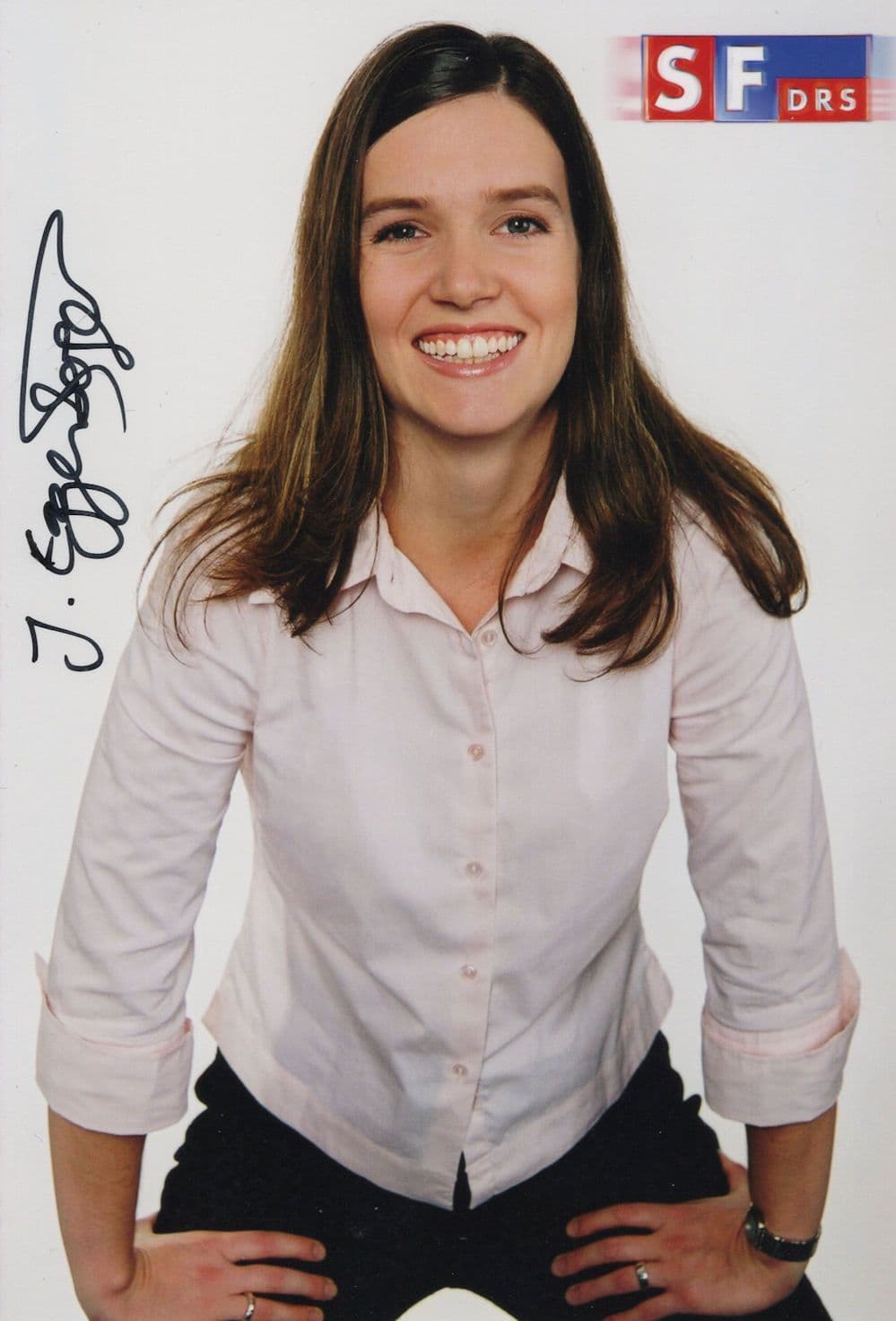 Jolanda Eggenberger SF DRS Hand Signed Photo