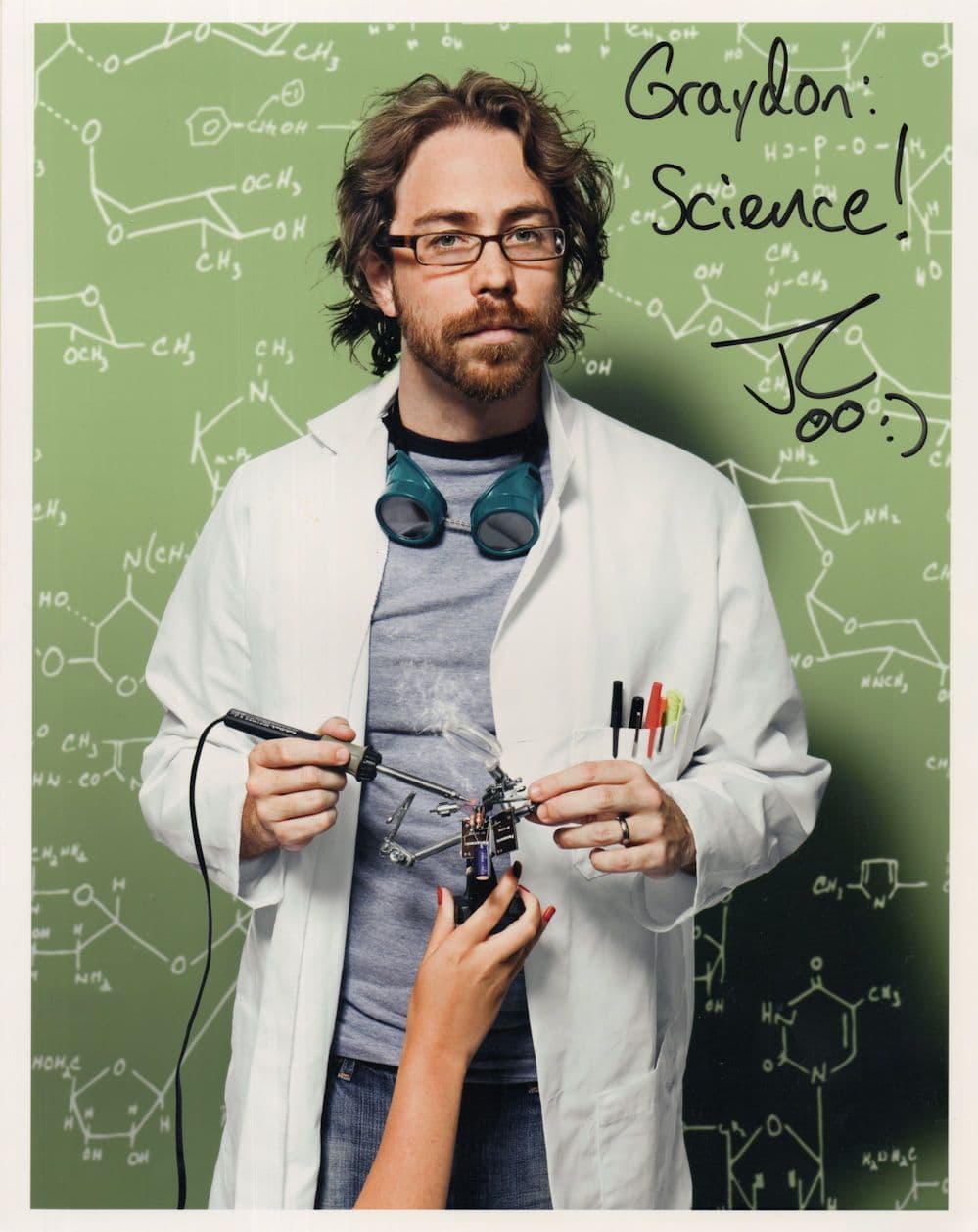 Jonathan Coulton Folk Comedian Musician 10x8 Hand Signed Photo