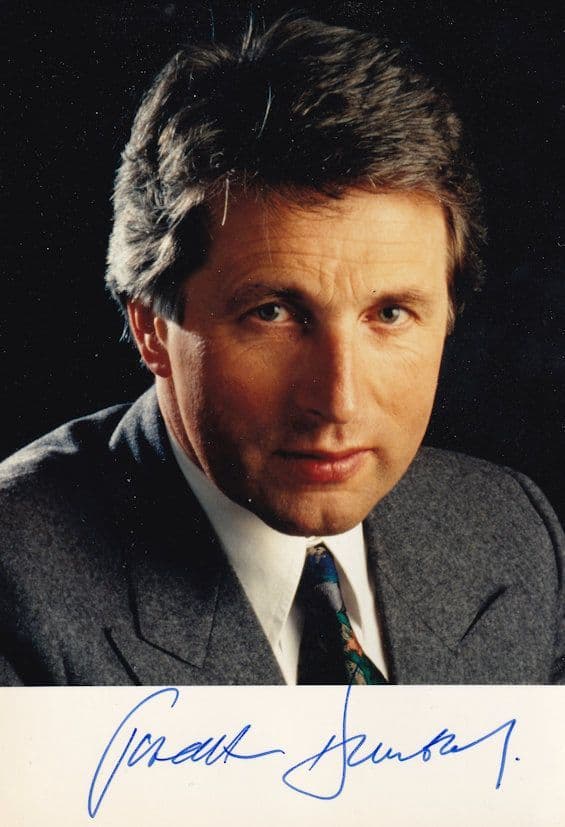 Jonathan Dimbleby Vintage Hand Signed Photo