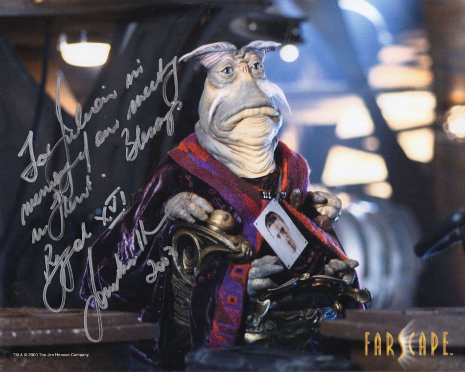 Jonathan Hardy as Dominar Rygal Farscape Giant 12x8 Hand Signed Photo