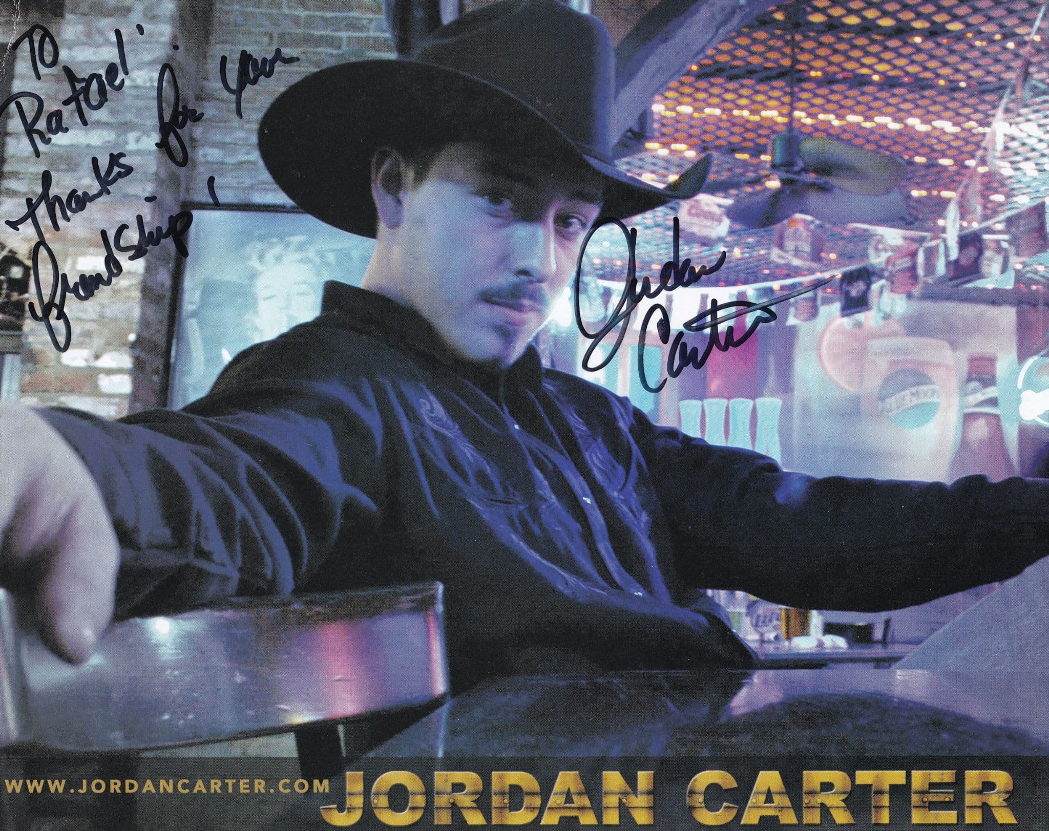 Jordan Carter Country & Western Singer 10x8 Hand Signed Photo