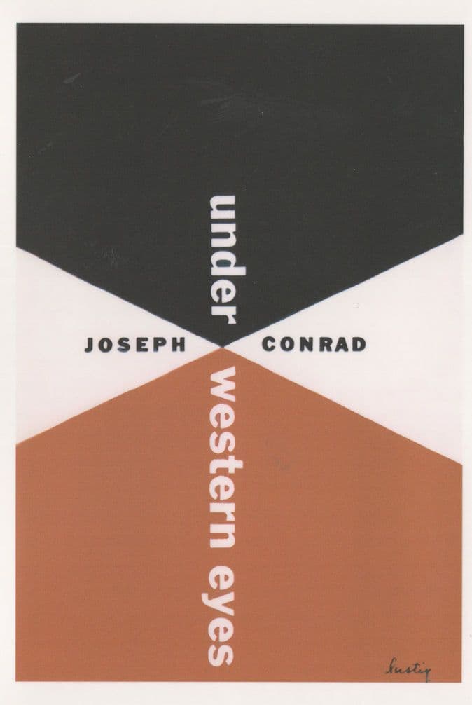 Joseph Conrad Under Western Eyes 1951 Book Postcard
