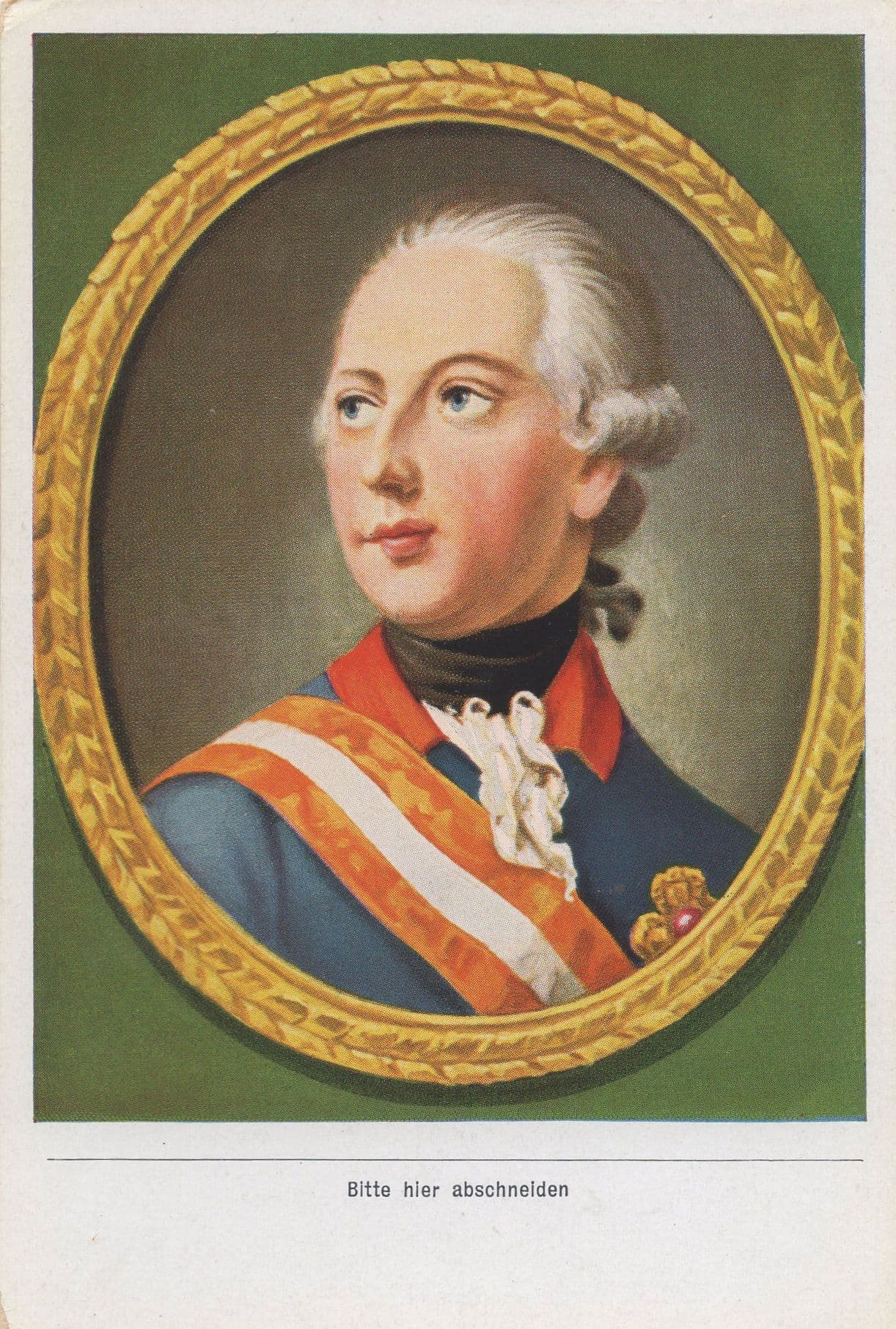 Joseph II Deutscher Kaiser Roman Emperor German Cigarette Card