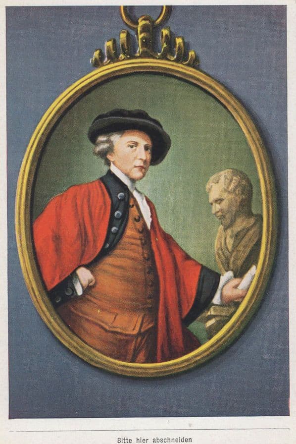 Joshua Reynolds Painting Artist Rare German Cigarette Card