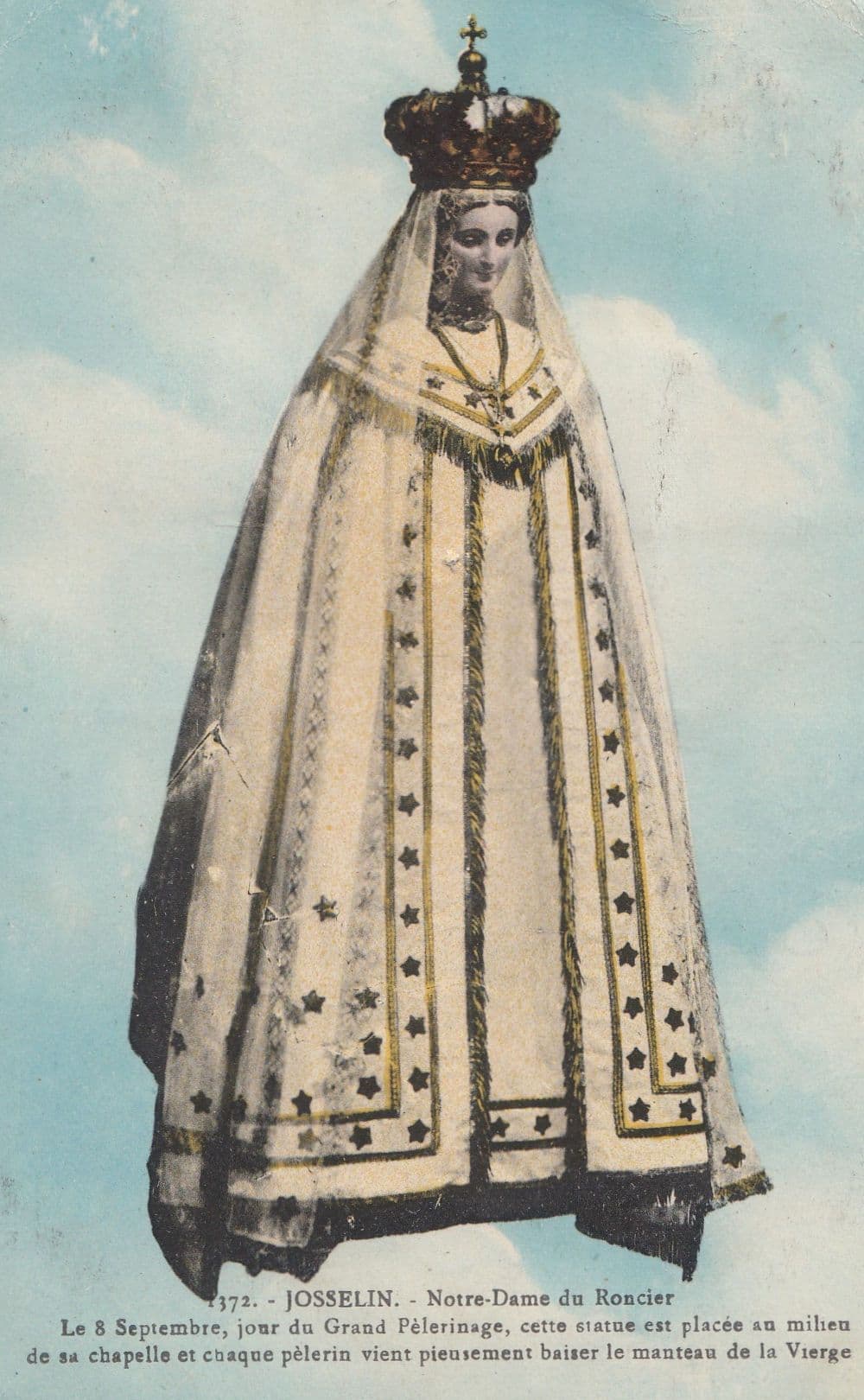 Josselin Notre Dame Du Roacier French Religious Postcard