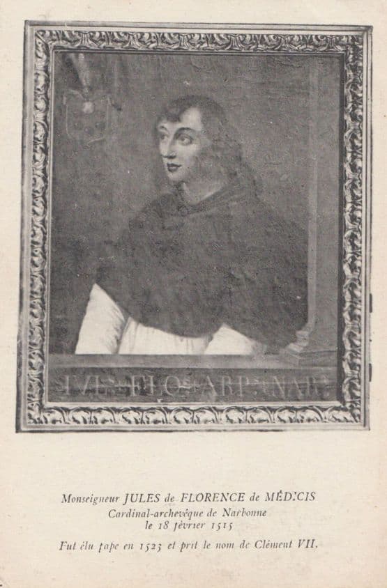 Jules De Florence De Medicis Narbonne Medici Family French Antique Postcard