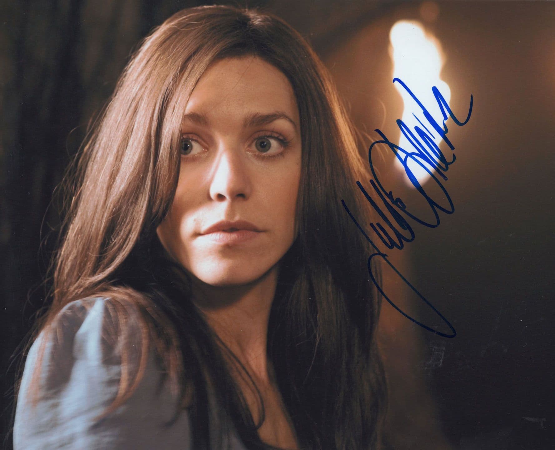 Julia Dietze German French Actress Iron Sky Giant 10x8 Hand Signed Photo
