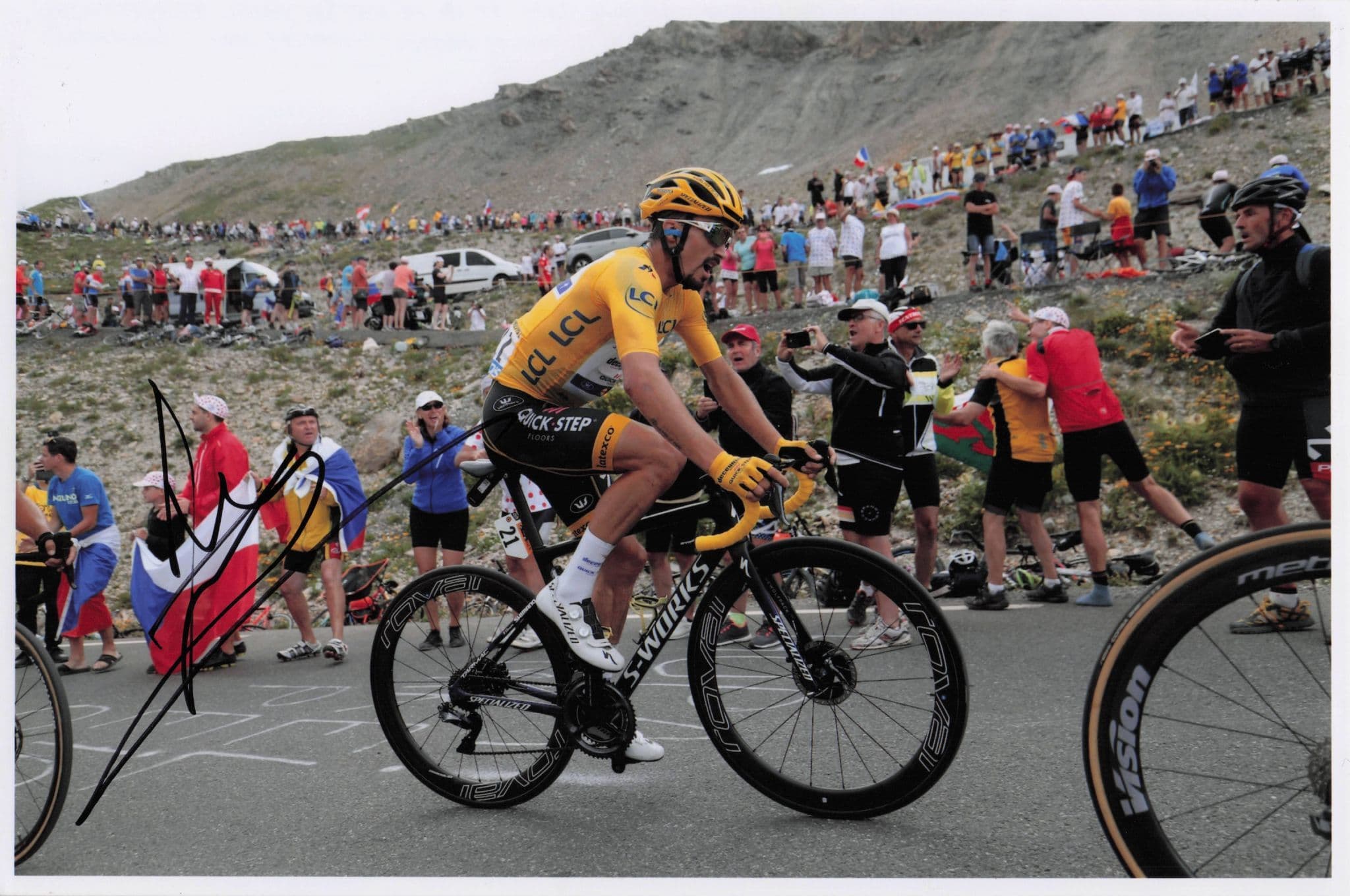 Julian Alaphilippe French Cyclist 2019 Tour De France 12x8 Hand Signed Photo