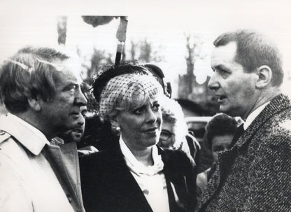 Julie Goodyear at Margot BryantFuneral Tony Warren Coronation Street Press Photo