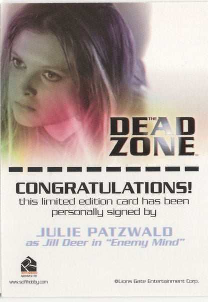 Julie Patzwald The Dead Zone Hand Signed Autograph Photo Card