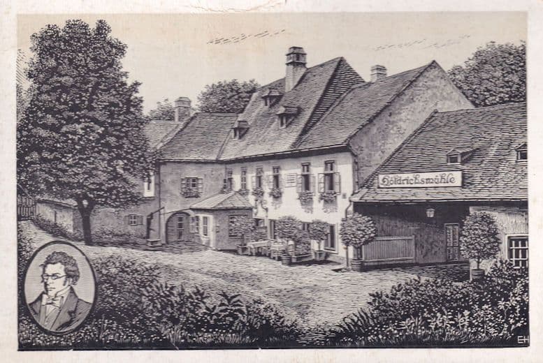 Julius Haberkorn Hotel Gasthof House Of Schubert Old Postcard