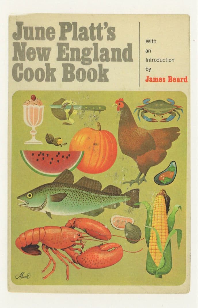 June Platt's New England Cook 1971 Cookery Book  Postcard