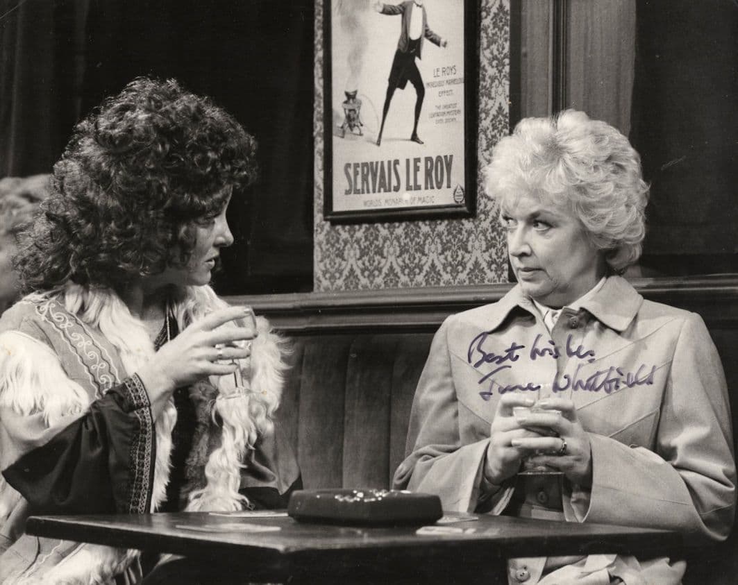 June Whitfield Vintage 10x8 Pilot Episode Hand Signed Large Press Photo