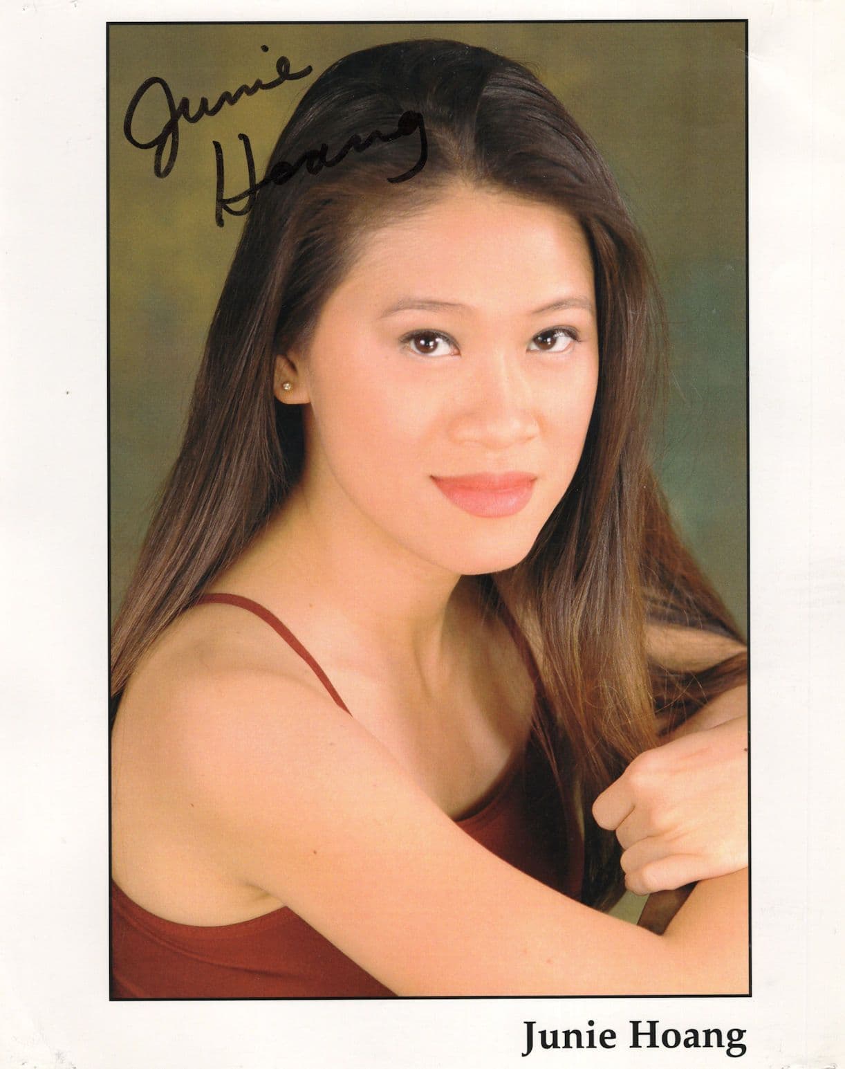 Junie Hoang Voice Of Street Fighter II V Japanese Anime Hand Signed Photo