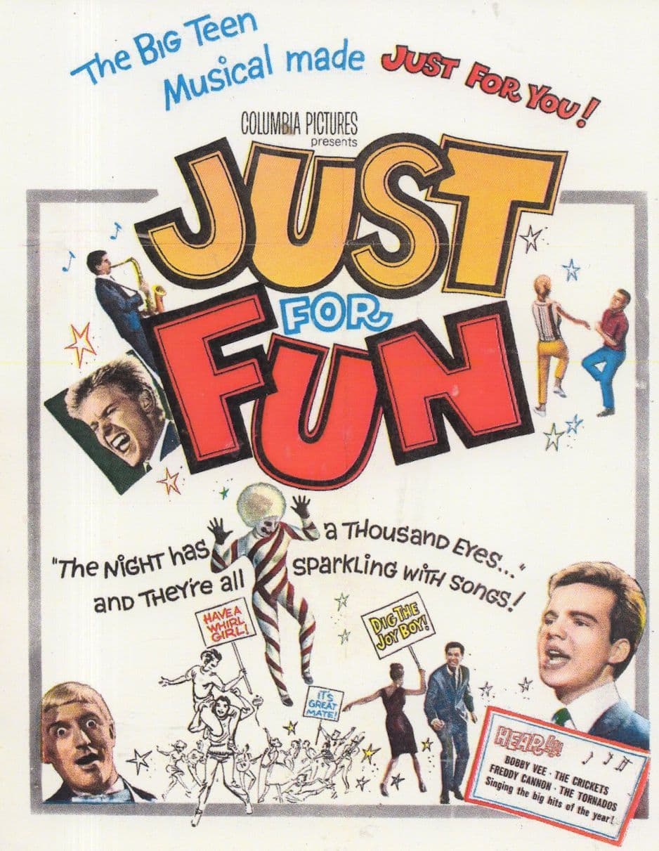 Just For Fun The Crickets Rock & Roll Film Music Postcard