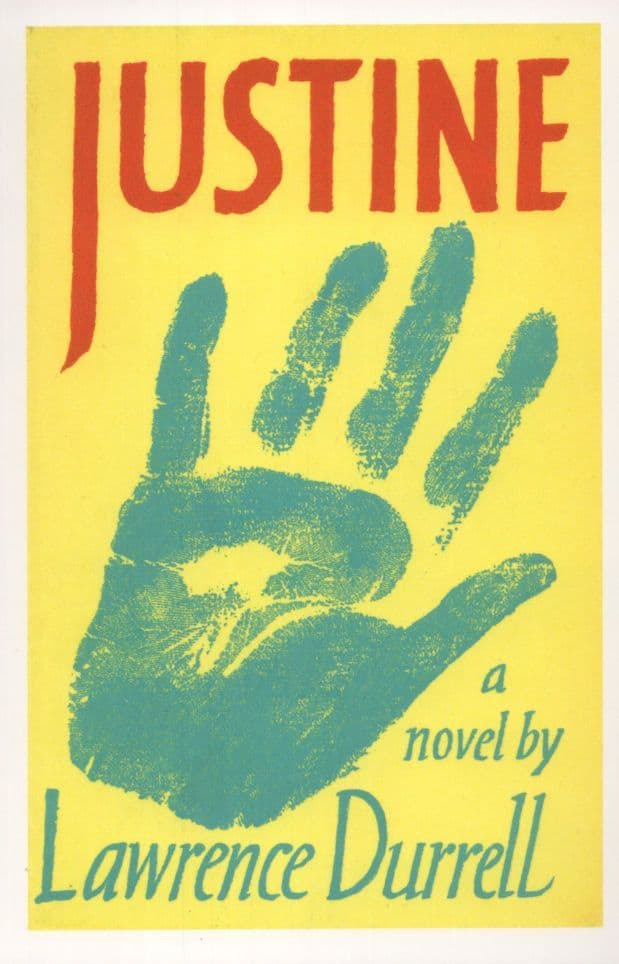Justine Lawrence Durrell 1957 Book Postcard