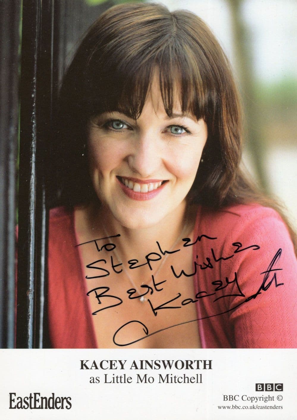 Kacey Ainsworth BBC Eastenders Hand Signed Cast Card Photo