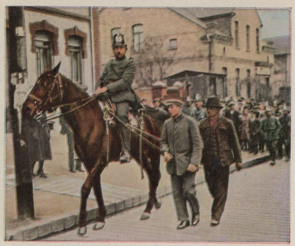 Kampfe In Mitteldeutschland German 1921 Battles Cigarette Card