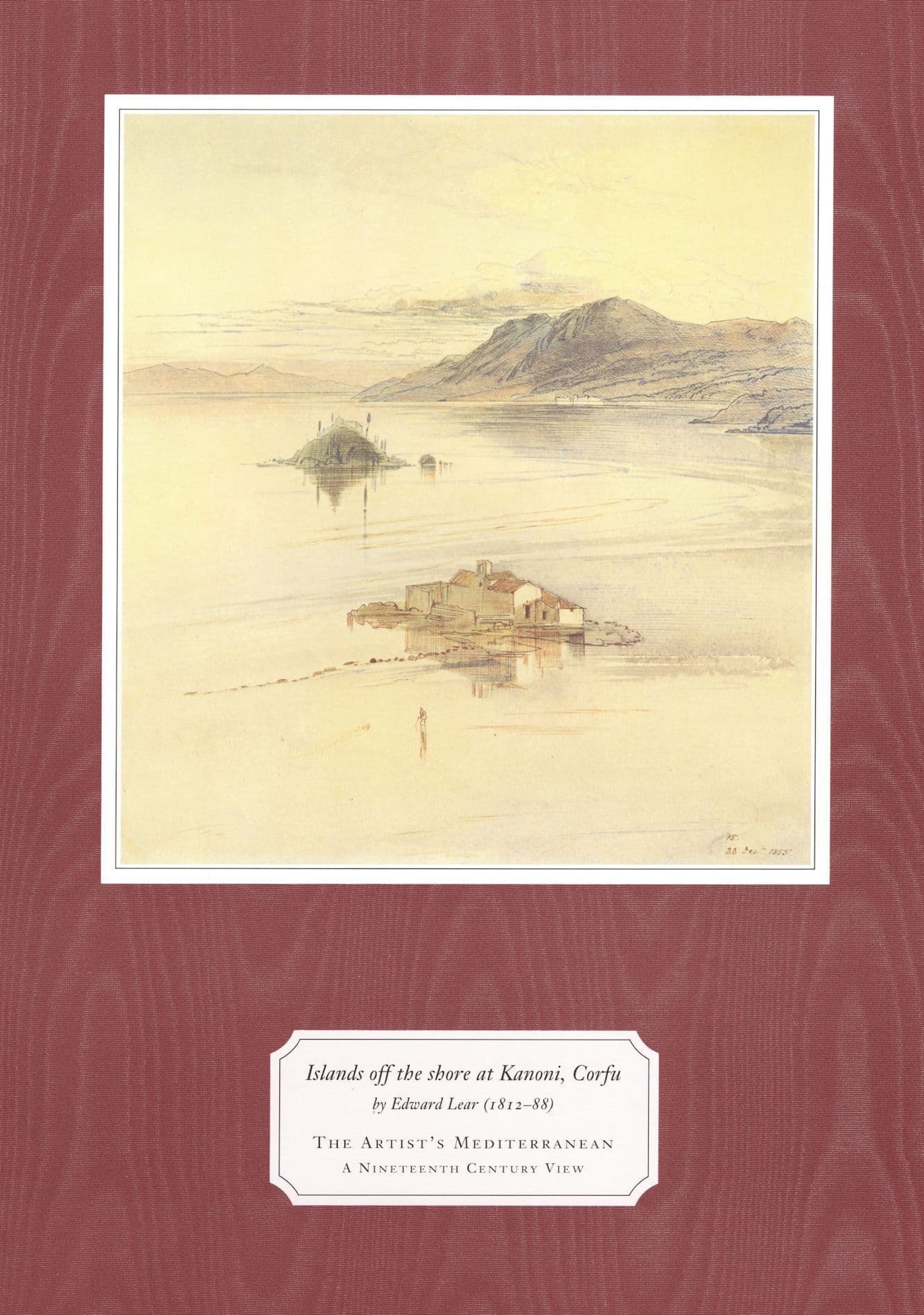 Kanoni Corfu Greek Islands Edward Lear Arcadia 1999 Ship Menu