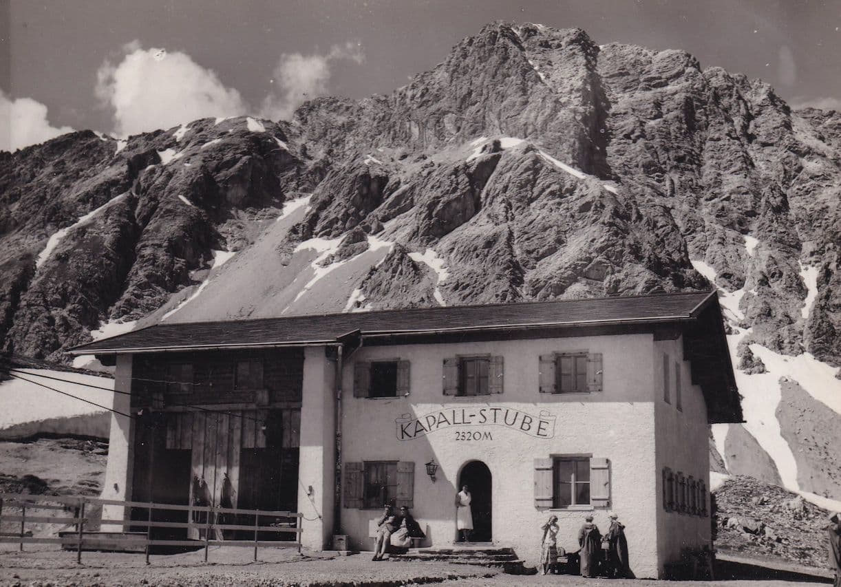 Kapall Stube Anton Austria Hotel Old Real Photo Postcard