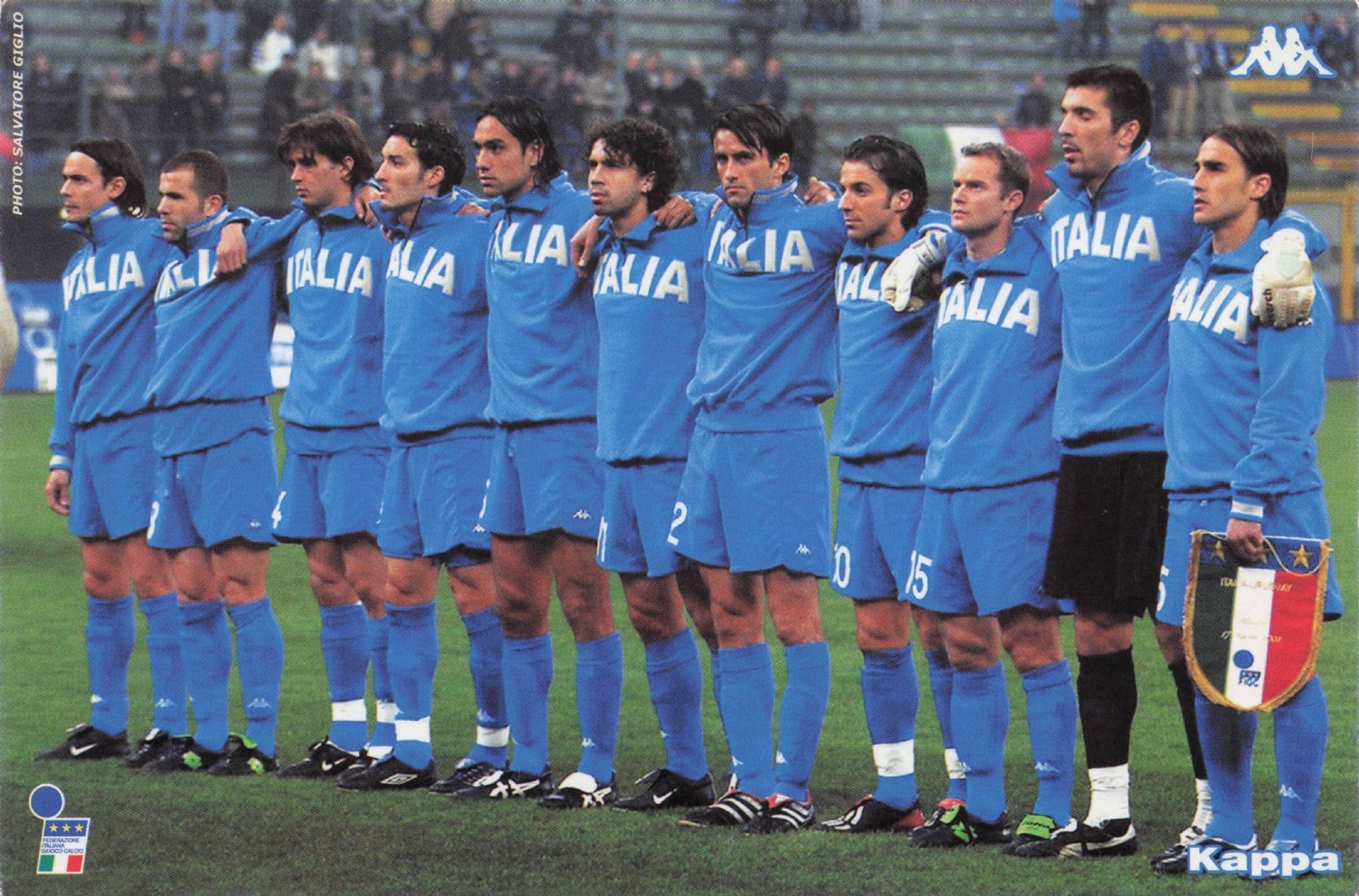 Kappa Football Shirts Rare Italian World Cup Advertising Postcard