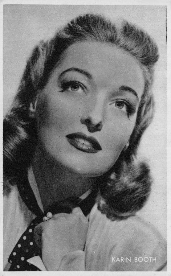 Karin Booth Vintage Rare Kwatta Film Movie Postcard Size Portrait