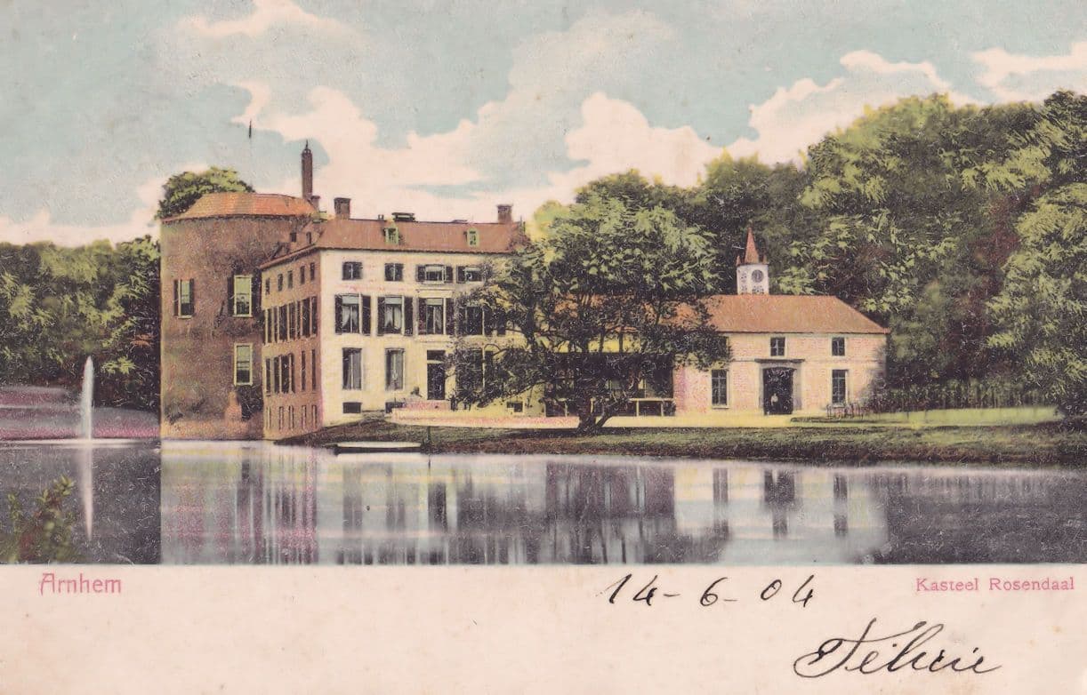Kasteel Rosendaal Holland Old 1904 Postcard