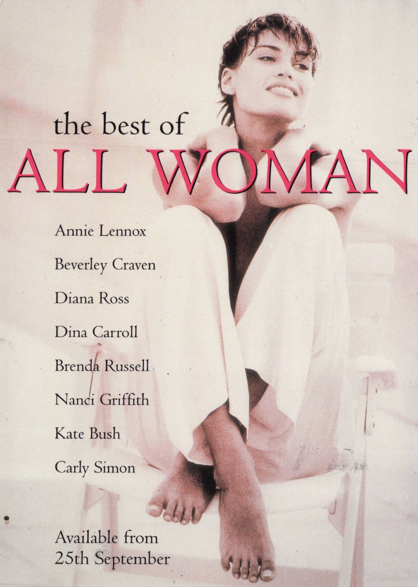 Kate Bush Carly Simon Diana Ross Annie Lennox All Woman CD Postcard