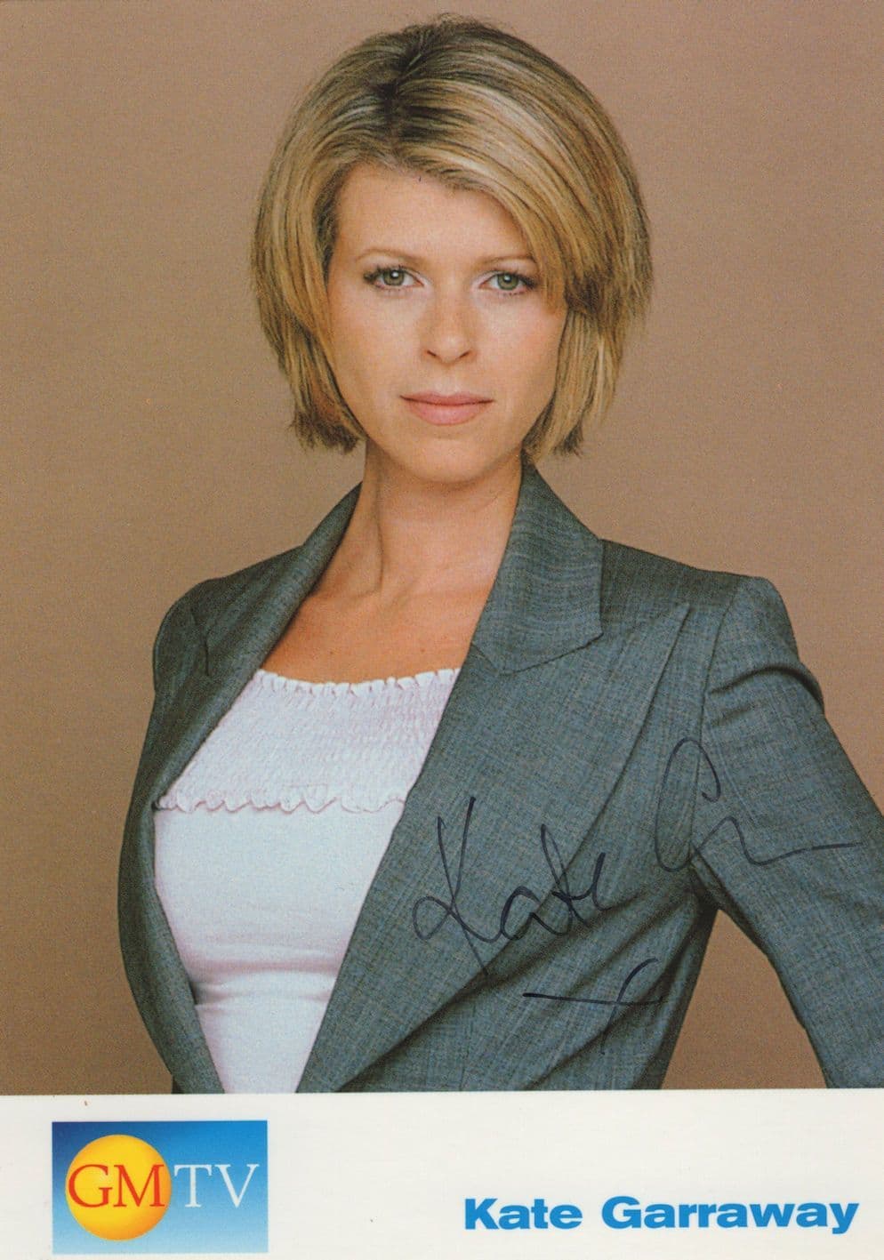 Kate Garraway GMTV Hand Signed Cast Card Photo