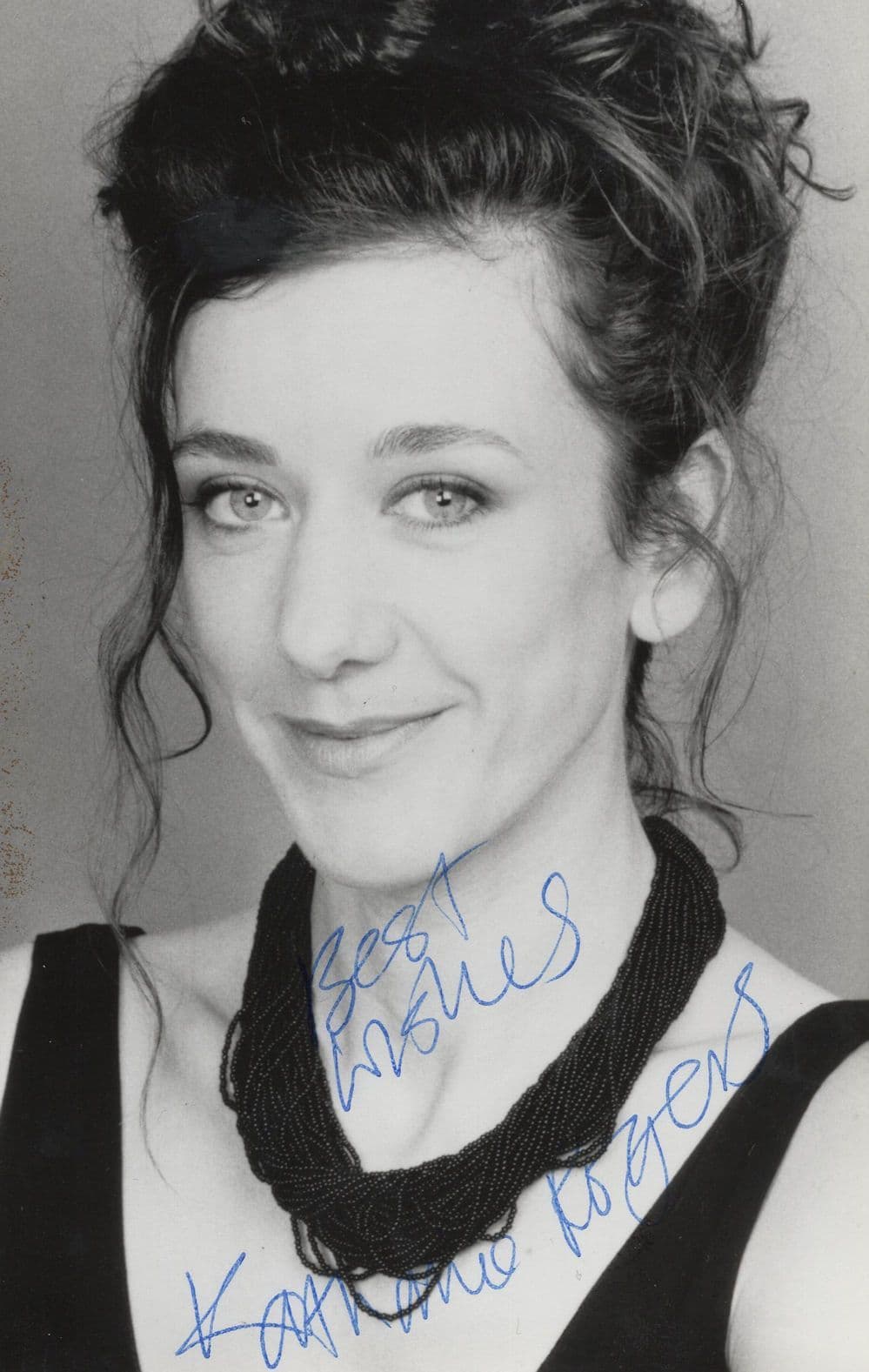 Katharine Rogers Londons Burning Hand Signed Photo