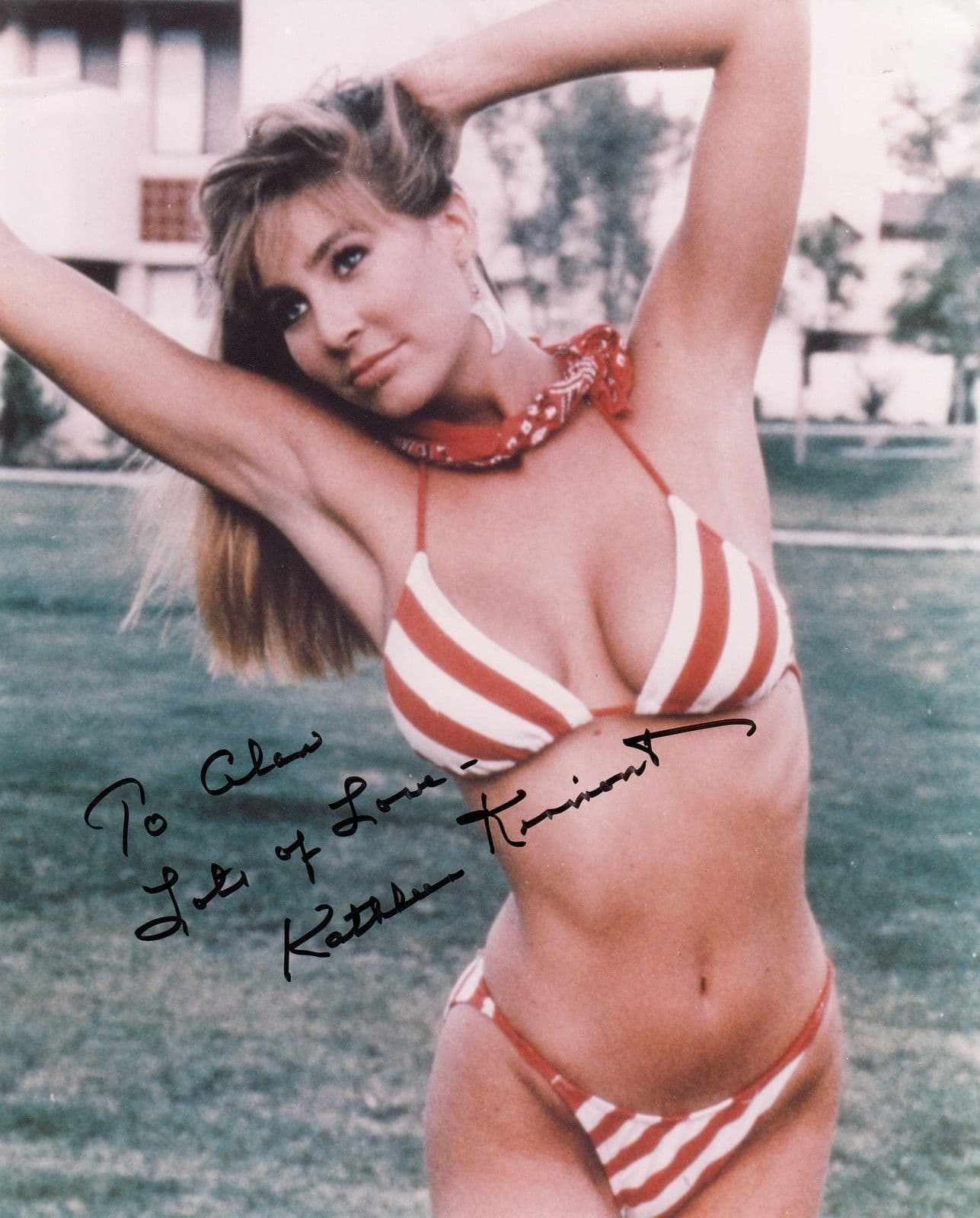 Kathleen Kinmont Horror Scream Queen Actress Halloween Giant Hand Signed Photo