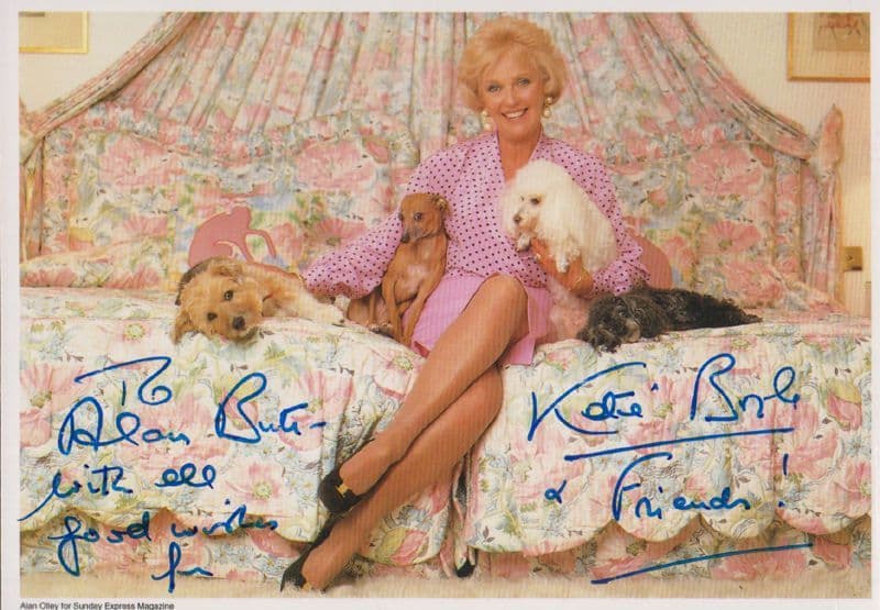 Katie Boyle 1960s & 1970s Eurovision Song Contest Presenter Hand Signed Photo